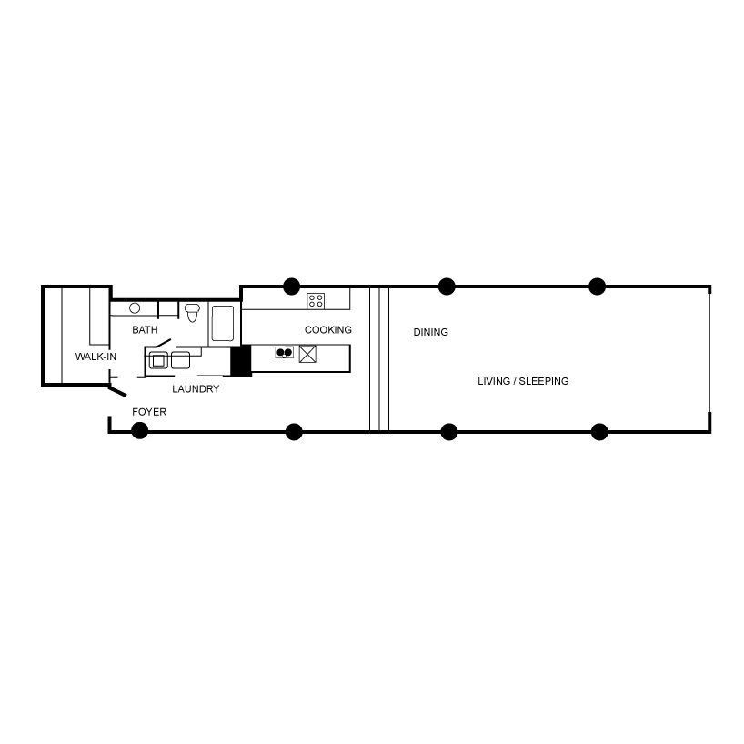 Floor plan layout diagram for a06